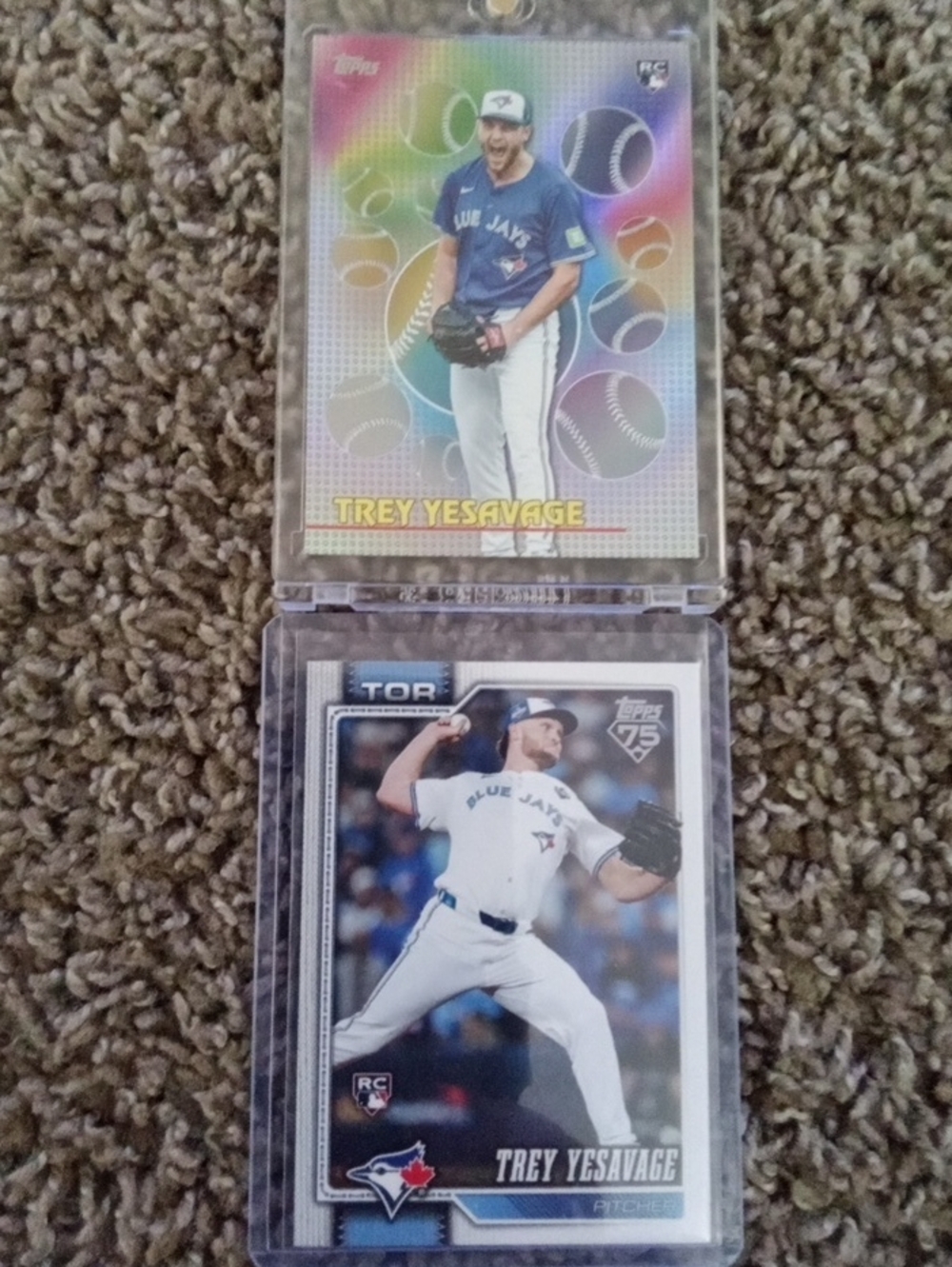 Topps Trey Yesavage Toronto Blue Jays Baseball Cards - Blue, White, Multicolor